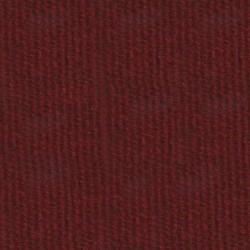 Moqueta ferial de canutillo color rojo oscuro para eventos