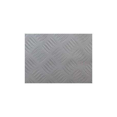 Suelo de PVC Checker Color Gris