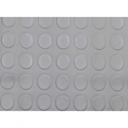 Suelo de PVC Circulos Color Gris