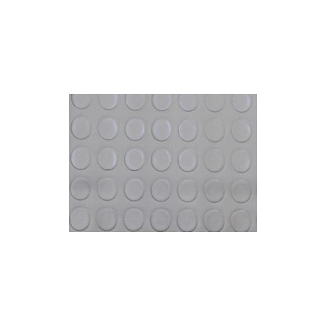 Suelo de PVC Circulos Color Gris