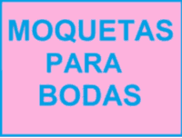 Moquetas feriales para eventos y bodas por rollos