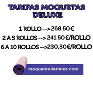 Tarifas moqueta deluxe