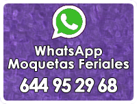 Whatsapp de contacto Moquetas Feriales