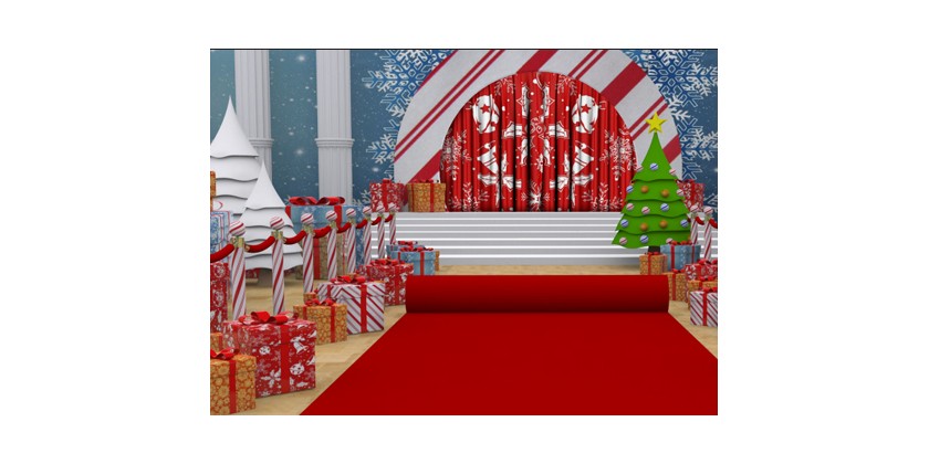 Moqueta para navidad.