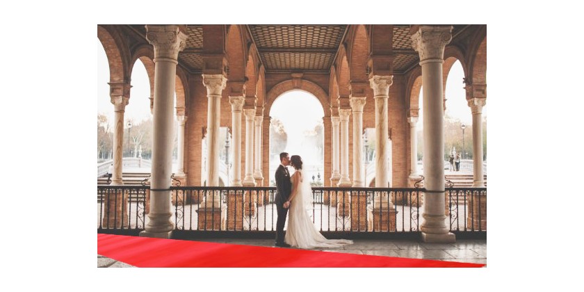 Lugares muy especiales para fotografiar una boda en Sevilla.