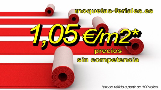 Moquetas feriales por rollos