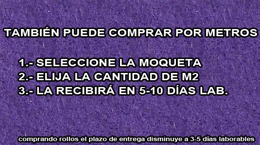 Cómo comprar moquetas feriales al corte